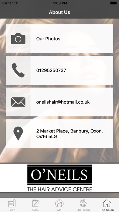 O Neils The Hair Advice Centre screenshot 3