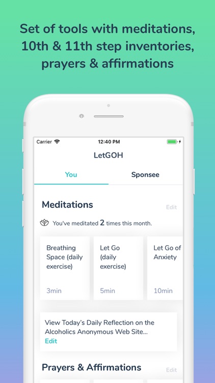 LetGOH - Addiction Recovery screenshot-3