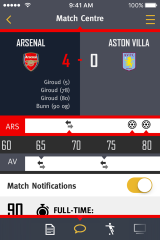 Arsenal Official App screenshot 2