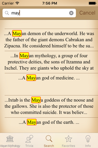 Mythology - Mayan screenshot 3