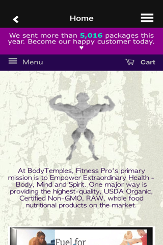 Bodytemples Nutrition screenshot 2