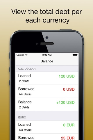 Debts - your borrow and loans screenshot 3