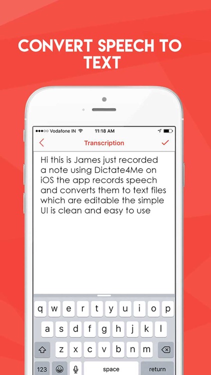Dictate4Me - Transcribe Audio screenshot-4