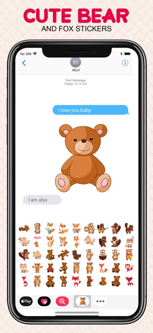 Lovely Bear Stickers!(圖4)-速報App