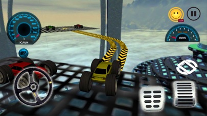 Impossible Sky Car Stunt Race screenshot 2