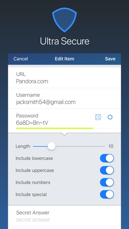 Password Manager - mSecure