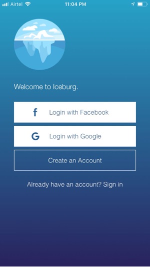 Iceburg App