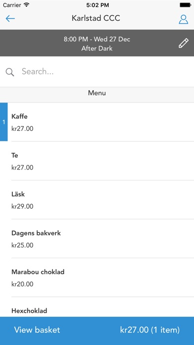 Karlstad CCC – Mat & Dryck screenshot 2