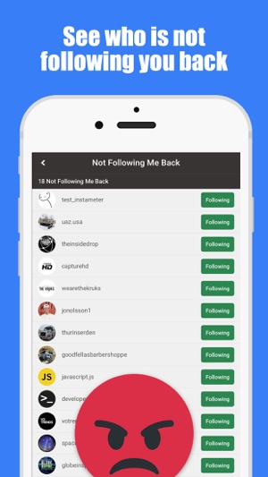 followmeter for instagram on the app store - app to see who is not following you!    on instagram