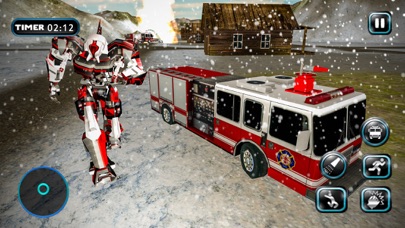 Fire Truck Robot Car Transform screenshot 5