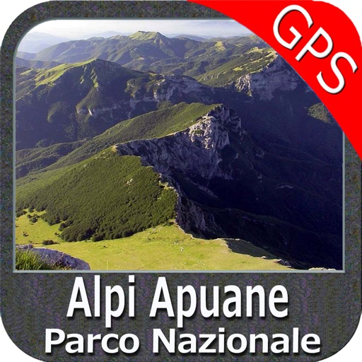Alpi Apuane National Park GPS charts Navigator