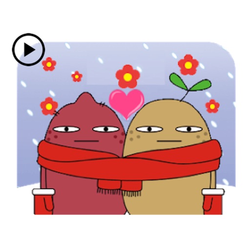 Funny Potato Brothers Sticker icon