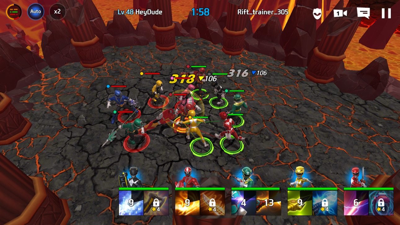 Power Rangers: All Stars Hack screenshot 6 - iOS game interface