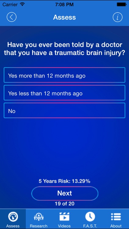 Stroke Riskometer