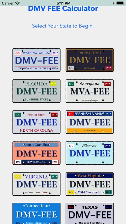 Tag Fee
