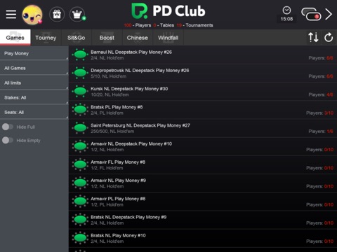 Скриншот из PD Club