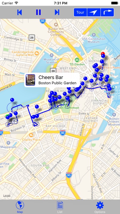 Boston Walking GPS Audio Tour