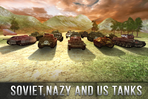 Tank Battles 3D: WWII Warfare screenshot 4