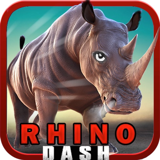 Rhino Dash Rampage Simulator Icon