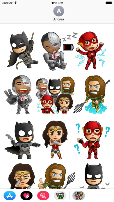 Justice League - Stickers screenshot 3