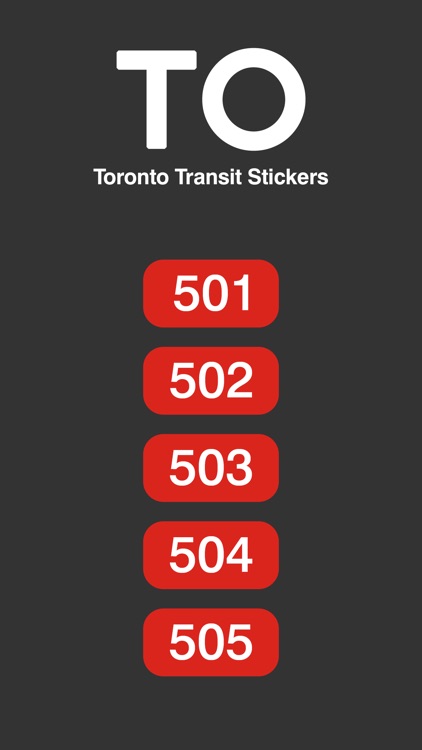 Toronto Transit Stickers