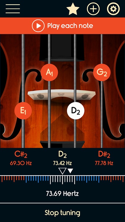 Double Bass Tuner Master