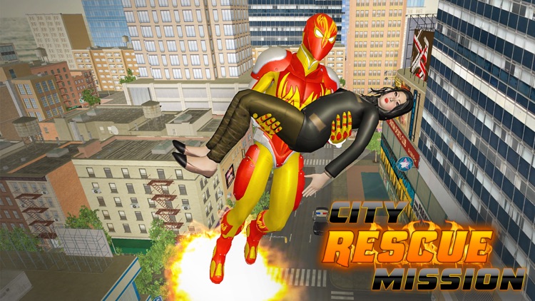 Real City Superhero Fireman screenshot-7