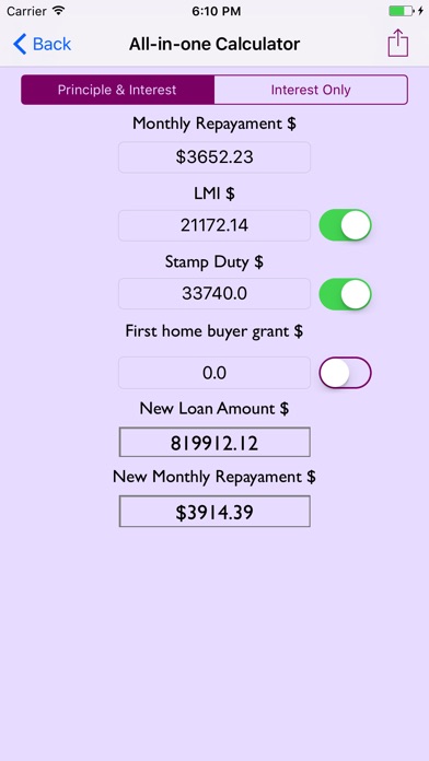 MortgageCalc+LMI&StampDutyPro screenshot 2