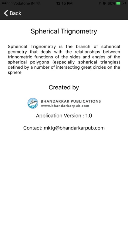 SphericalTrigonometry screenshot-4