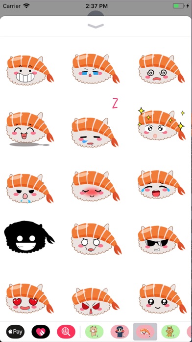 Dereshi - Sushi Emoji GIF screenshot 2