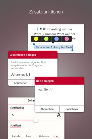 Die deutsche Herder Bibel App screenshot 3