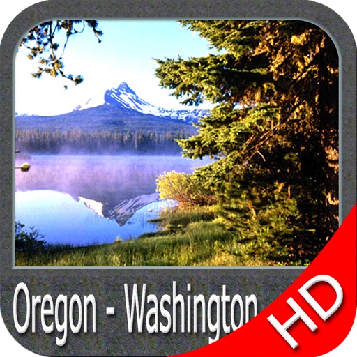Marine : Oregon - Washington HD GPS Map Navigator