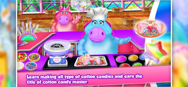 Fat Unicorn Cotton Candy Shop(圖2)-速報App