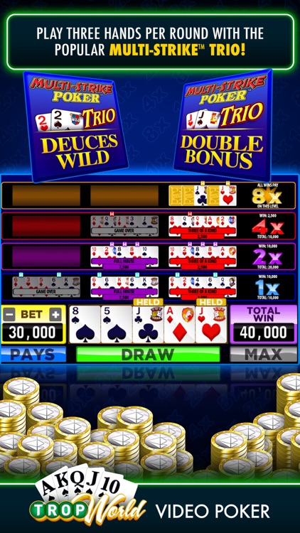 TropWorld Video Poker screenshot-7