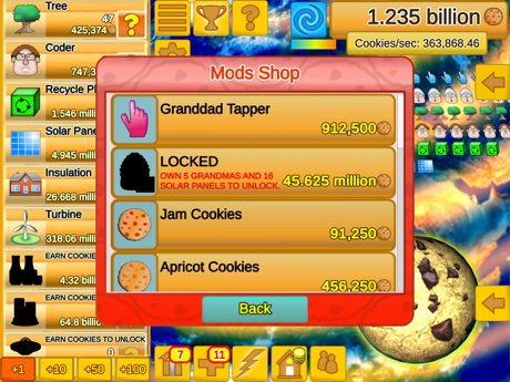 Cheats for Cookie Clicker Save The World