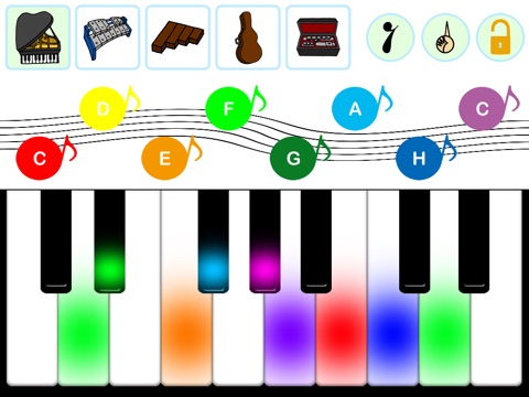 Touch Piano 5 for iPad screenshot 2