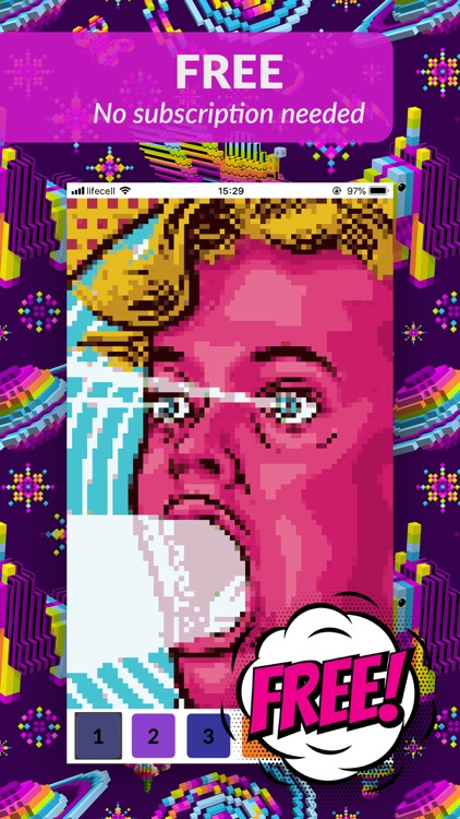 Pop Art: Pixel Coloring Game