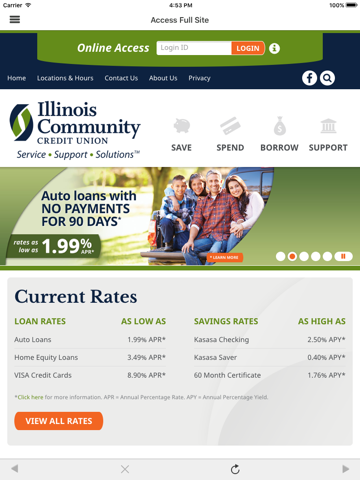 Illinois Community CU screenshot 2