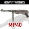 3D model with animation explains german WWII submachine gun MP40 function