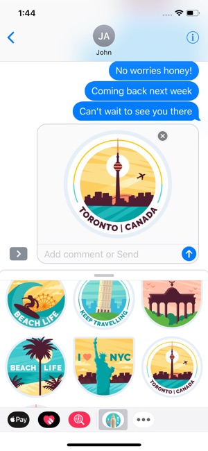 Travel Check-in Stickers(圖3)-速報App