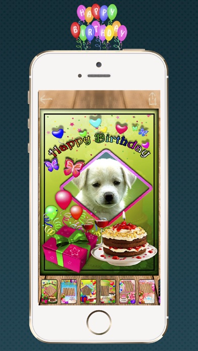 How to cancel & delete Create birthday photo frames from iphone & ipad 4
