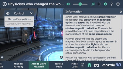Famous physicists 3D screenshot 3
