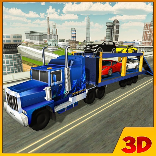 Car Transporter Truck 3d Icon