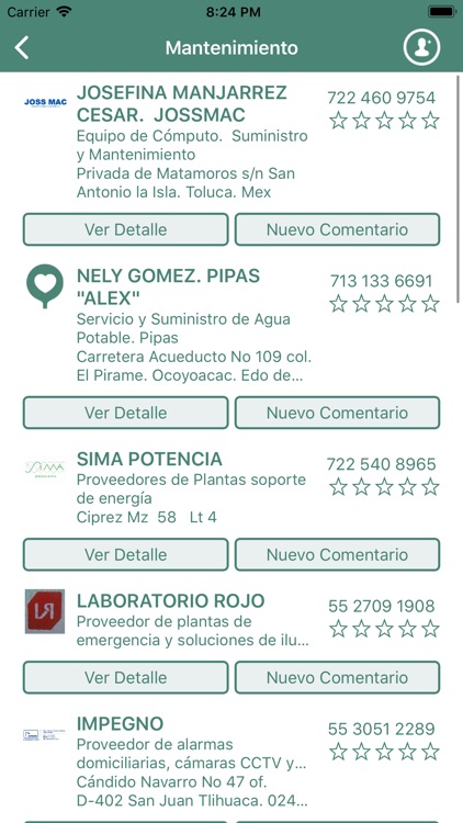 Proveedores entre Vecinos