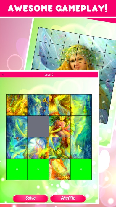 Princess Toca Slide Puzzle screenshot 2