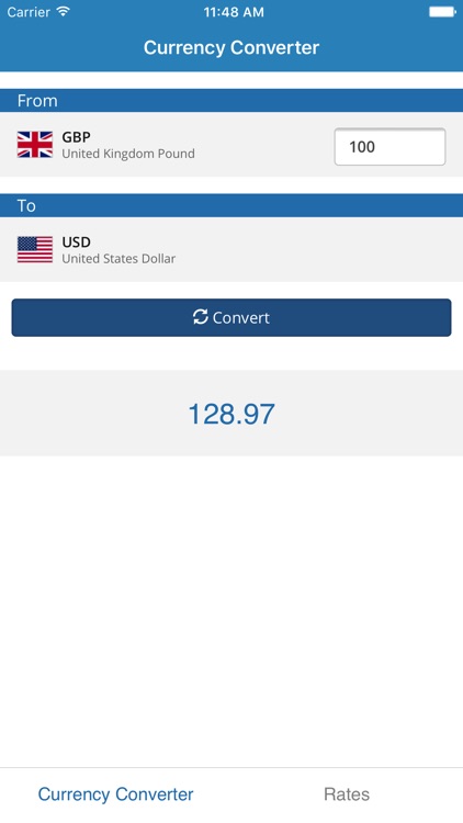 British Pound Based Currency Converter