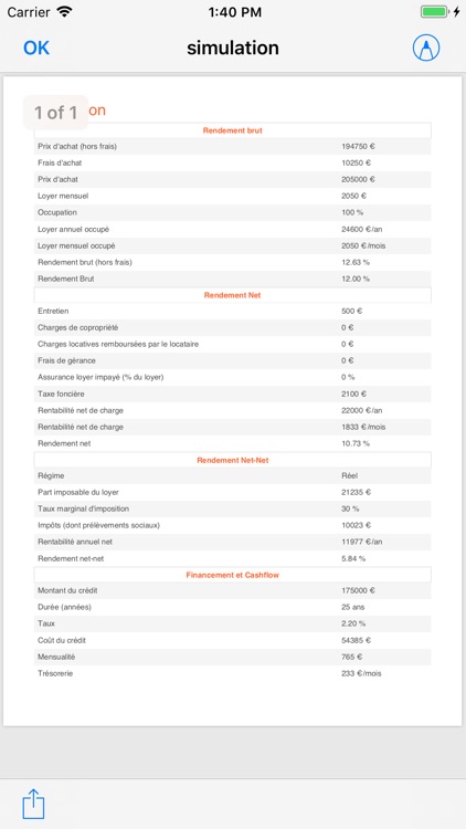 Simulateur rendement locatif screenshot-4