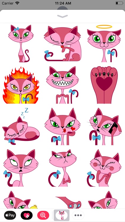 LadyCat Stickers for iMessage