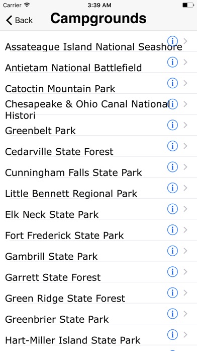 Maryland Camps & Trails screenshot 3