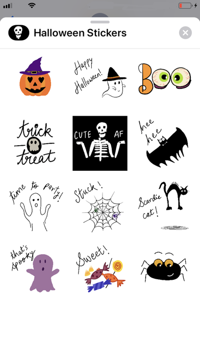 How to cancel & delete Halloween Stickers from iphone & ipad 2